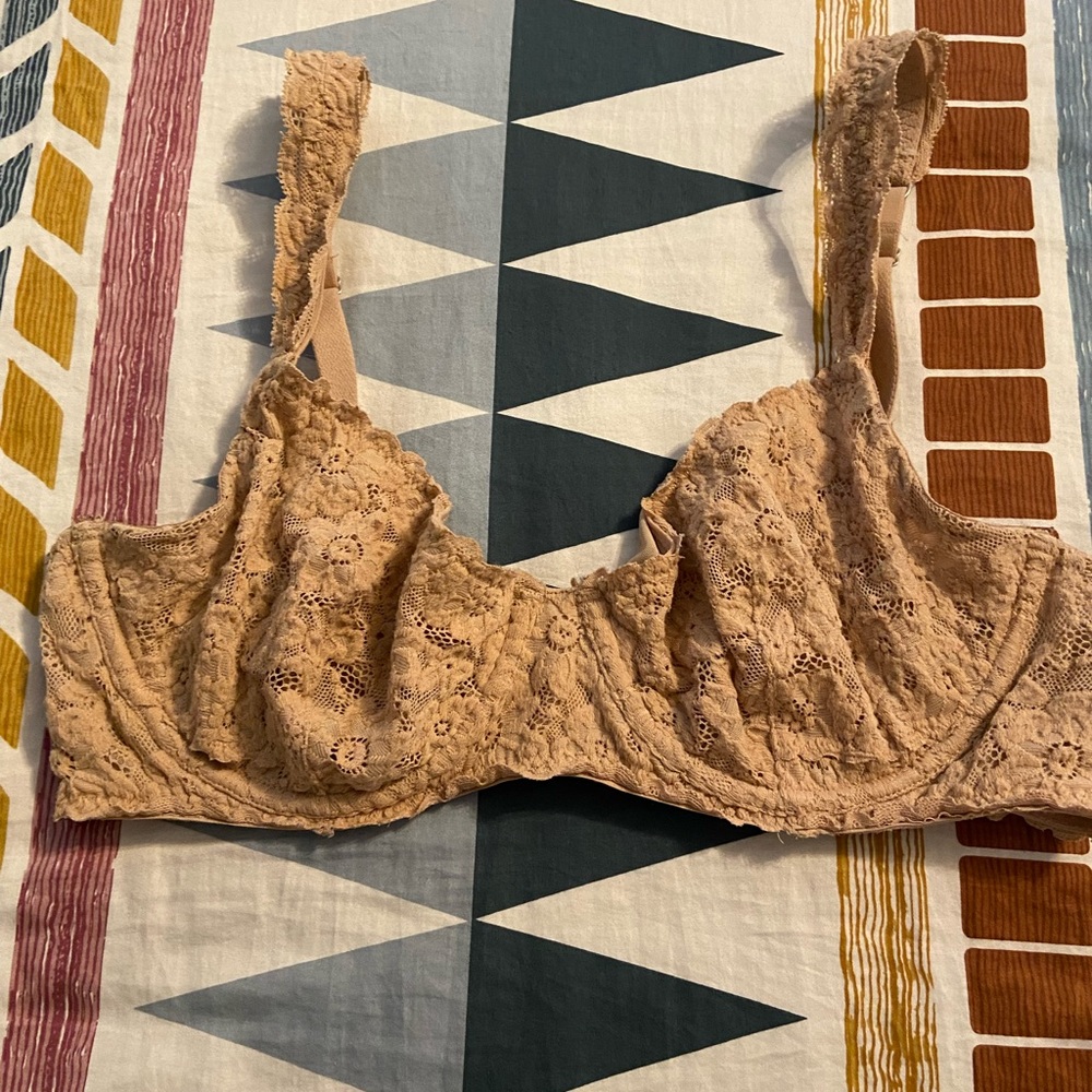 Aerie, tan, unlined, underwire, bra